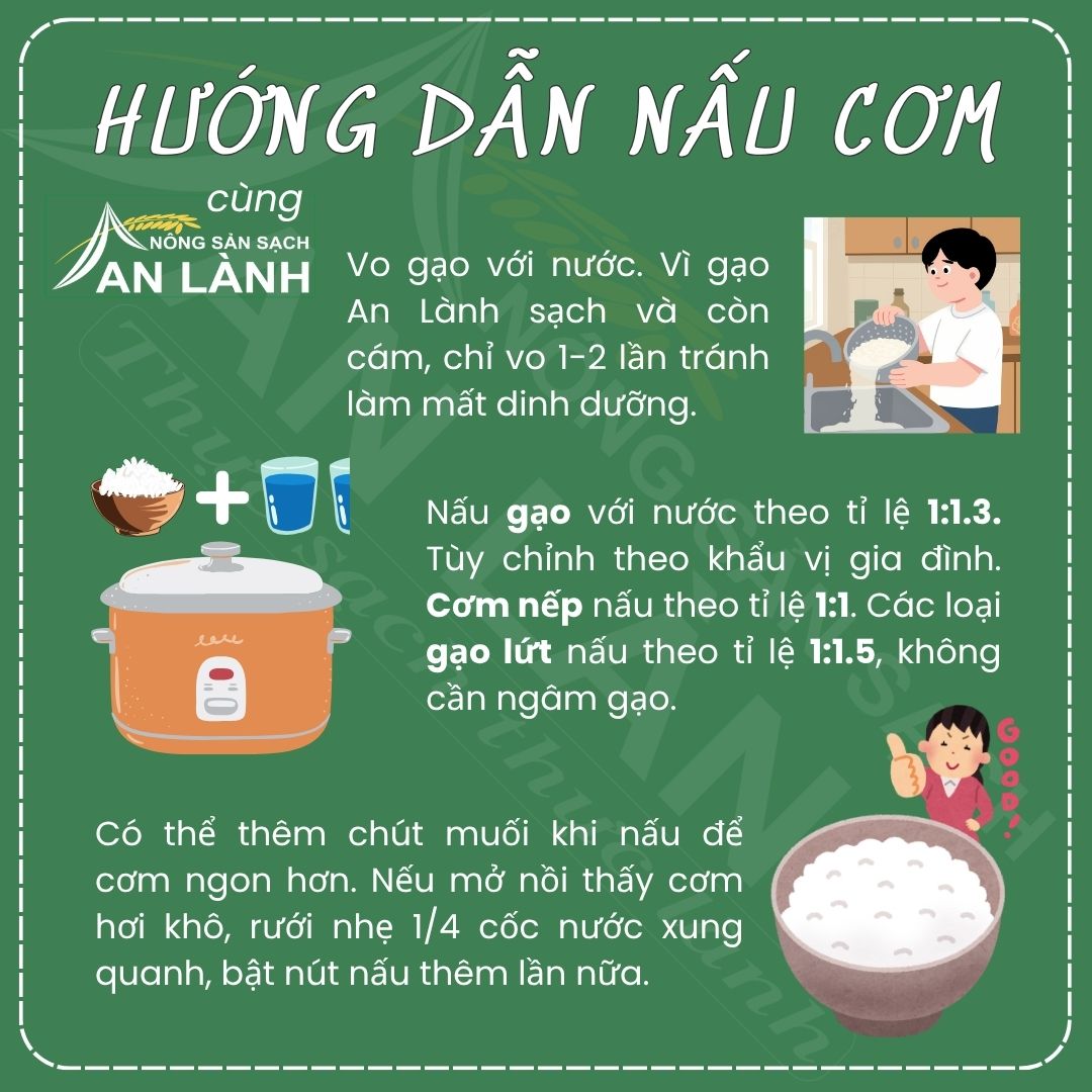 hướng dẫn nấu cơm